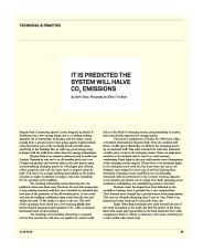 It is predicted the system will halve CO2 emissions. AJ 29.06.2006