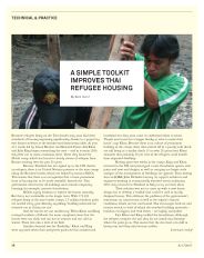 A simple toolkit improves Thai refugee housing. AJ 27.09.2007