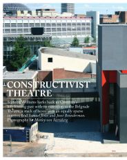 Constructivist theatre. AJ 13.12.2007
