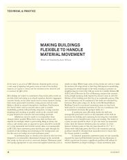 Making buildings flexible to handle material movement. AJ 06.09.2007