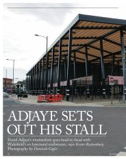 Adjaye sets out his stall. AJ 28.08.2008