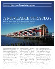 Focus on structure and modular systems. AJ Specification 07.2008