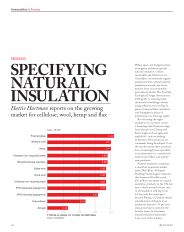 Specifying natural insulation. AJ 26.02.2009