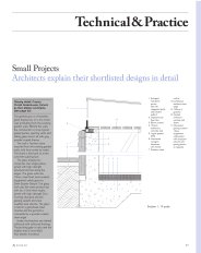 Small projects. AJ 21.01.2010