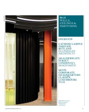 Walls, ceilings and partitions. AJ Specification 06.2011