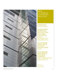 Cladding and curtain walling. AJ Specification 03.2011