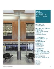 Walls, ceilings and partitions. AJ Specification 06.2012