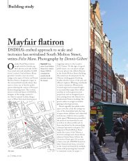 Mayfair flatiron. AJ 23.05.2013