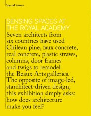 Sensing spaces at the Royal Academy. AJ 07.02.2014