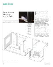 Drawing to a close. Four Seasons Hotel Spa, London W1. AJ Specification 04.2014