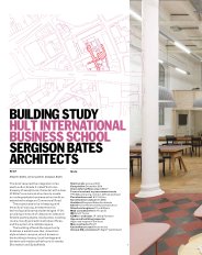 Hult International Business School. Sergison Bates Architects. AJ 17.07.2015