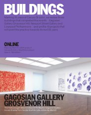 Gagosian Gallery. Grosvenor Hill. AJ 30.10.2015 - 06.11.2015