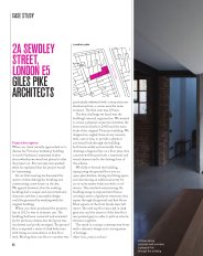 2A Sewdley Street, London E5. Giles Pike Architects. AJ Specification 12.2015