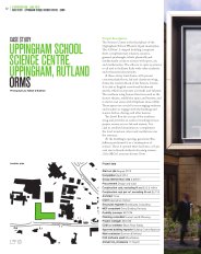 Uppingham School Science Centre, Uppingham, Rutland. ORMS. AJ Specification 06.2016