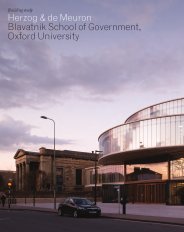 Herzog and de Meuron. Blavatnik School of Government, Oxford University. AJ 10.03.2016