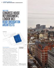 Congress House Refurbishment, London WC1. Hugh Broughton Architects. AJ Specification 02.2016