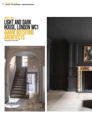 Light and Dark House, London WC1. Gianni Botsford Architects. AJ Specification 07.2016