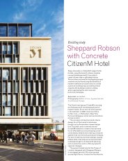 Sheppard Robson with Concrete. CitizenM Hotel. AJ. 10.11.2016