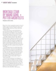 Montagu stair by Waind Gohil and Potter Architects. AJ Specification 02.2017