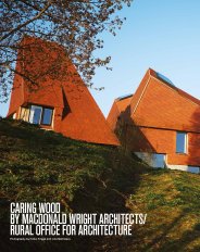 Caring Wood by MacDonald Wright Architects/Rural Office for Architecture. AJ Specification 05.2017