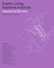 Exeter Living Systems Institute. Hawkins\Brown. AJ Specification 02.2018