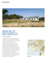 Marsh Hill by Mole Architects. AJ Specification 04.2017