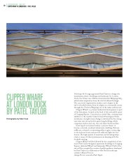 Clipper Wharf at London Dock by Patel Taylor. AJ Specification 06.2017