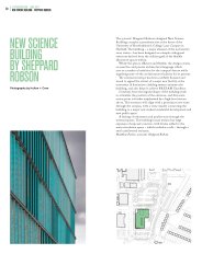 New Science Building by Sheppard Robson. AJ Specification 06.2017