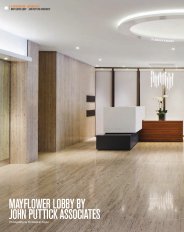 Mayflower lobby by John Puttick Associates. AJ Specification 10.2017