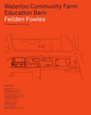 Waterloo Community Farm education barn. Feilden Fowles. AJ Specification 07.2018