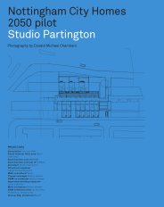 Nottingham City Homes 2050 pilot. Studio Partington. AJ Specification 09.2018