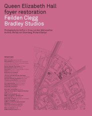 Queen Elizabeth Hall foyer restoration. Feilden Clegg Bradley Studios. AJ Specification 10.2018