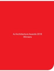 AJ architecture awards 2018. AJ 06.12.18
