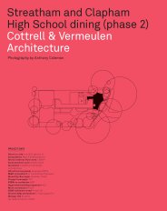 Streatham and Clapham High School dining (phase 2). Cottrell & Vermeulen Architecture. AJ Specification 04.2019