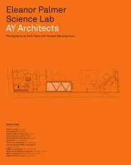 Eleanor Palmer Science Lab. AY Architects. AJ Specification 06.2019