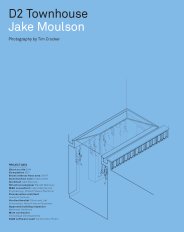 D2 Townhouse. Jake Moulson. AJ Specification 07.2019