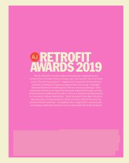 AJ Retrofit awards 2019. AJ 12.09.2019
