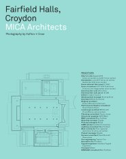 Fairfield Halls, Croydon. MICA Architects. AJ Specification 10.2019