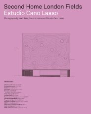 Second Home London Fields. Estudio Cano Lasso. AJ Specification 11.2019