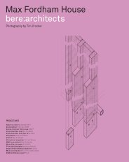 Max Fordham House. Bere Architects. AJ Specification 11.2019