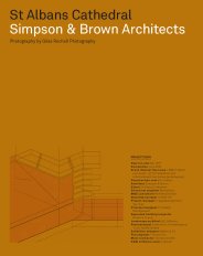 St Albans Cathedral. Simpson and Brown Architects. AJ Specification 12.2019