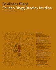St Albans Place. Feilden Clegg Bradley Studios. AJ Specification 04.2020