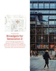 Broadgate for Generation Z. AJ 21.05.2020