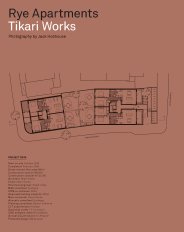 Rye Apartments. Tikari Works. AJ Specification 05.2020