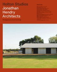 Holton Studios. Jonathan Hendry Architects. AJ Specification 06.2020