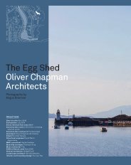 Egg Shed. Oliver Chapman Architects. AJ Specification 10.2020