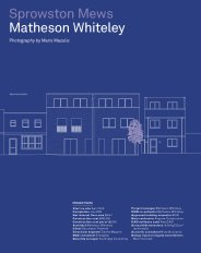 Sprowston Mews. Matheson Whiteley. AJ Specification 11.2020