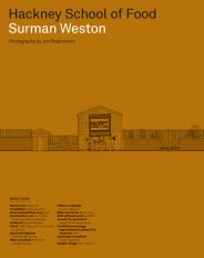 Hackney School of Food. Surman Weston. AJ Specification 04.2021