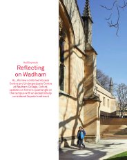 Reflecting on Wadham. AJ 05.2021