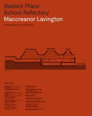 Ibstock Place School Refectory. Maccreanor Lavington. AJ Specification 05.2021